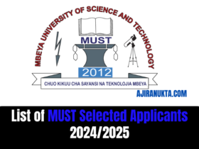 List of MUST Selected Applicants 2024/2025| Majina ya waliochaguliwa MUST